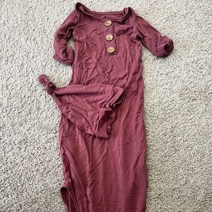 Caden lane knotted gown + hat